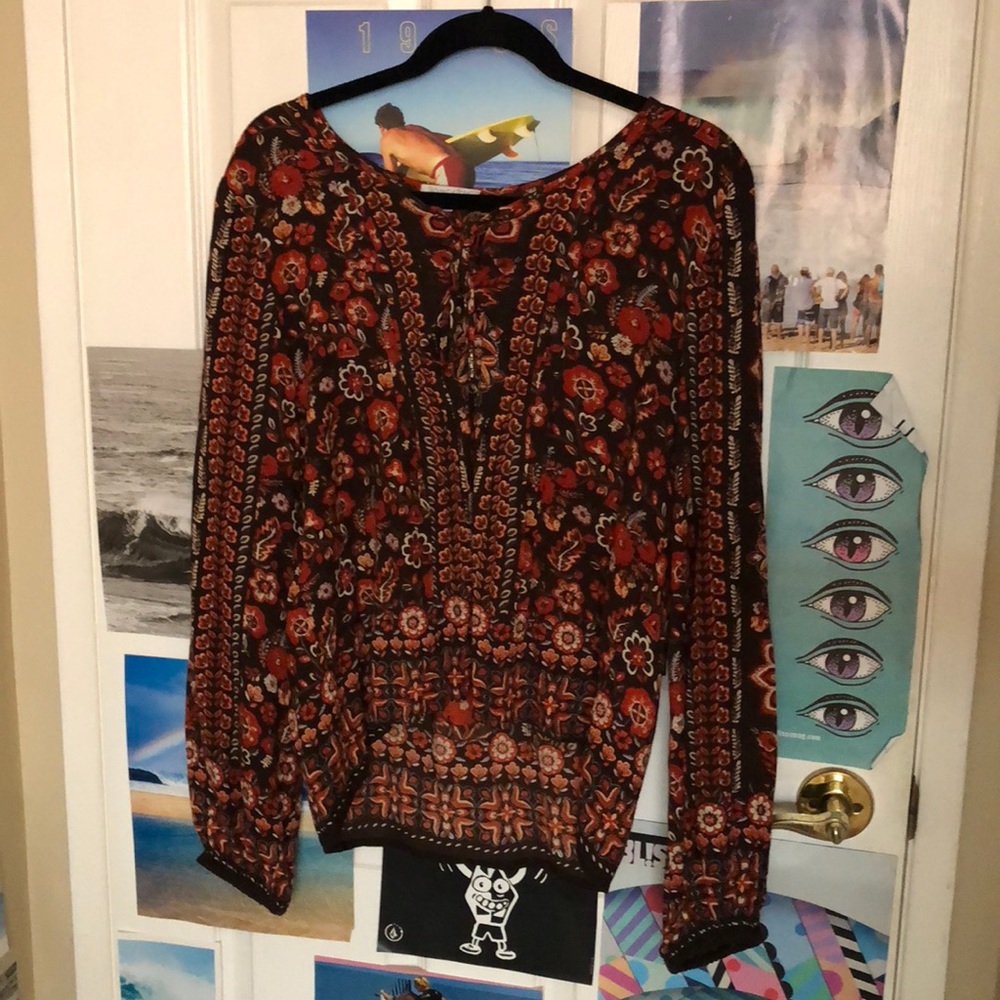 Patrons of Peace Floral Top